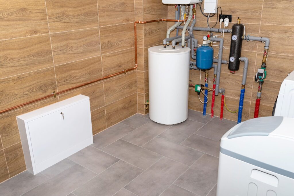 Residential water heater and plumbing system installed in Gibsonton